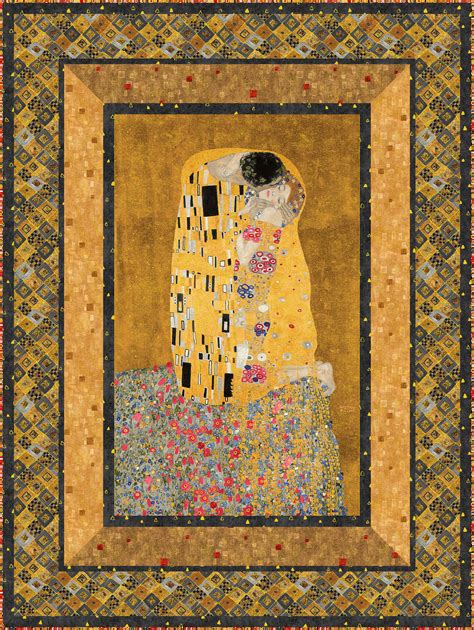 gustav klimt fabric panels